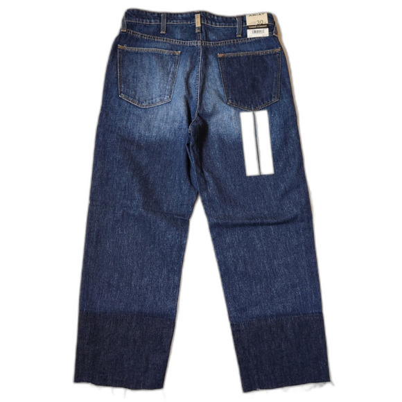 Ariat Ultra High Rise Tomboy Straight Jeans Size 30 Short Raw Hem NWT - Picture 2 of 10